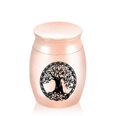 Metalni kovčezi od ružičastog zlata Urne za uspomenu na kućne ljubimce Držač za uspomenu na ptičji pepeo Urna za kremaciju za pepeo Urna za kućne ljubimce za graviranje