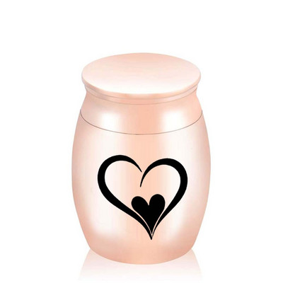 Metalni kovčezi od ružičastog zlata Urne za uspomenu na kućne ljubimce Držač za uspomenu na ptičji pepeo Urna za kremaciju za pepeo Urna za kućne ljubimce za graviranje