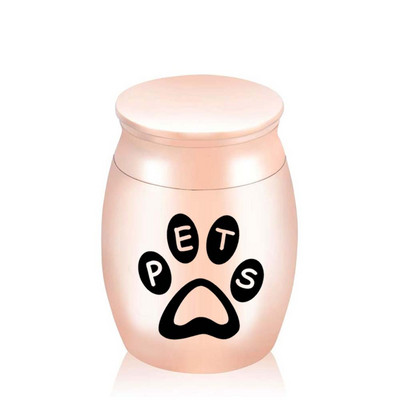 Metalni kovčezi od ružičastog zlata Urne za uspomenu na kućne ljubimce Držač za uspomenu na ptičji pepeo Urna za kremaciju za pepeo Urna za kućne ljubimce za graviranje