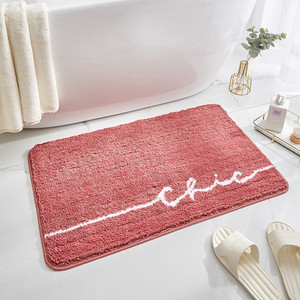 Mekana neklizajuća prostirka za kupanje Kupaonska podebljana upijajuća čupava prostirka od mikrovlakana Tepih za tuš kabinu Podna prostirka za kupaonicu