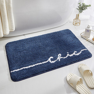 Mekana neklizajuća prostirka za kupanje Kupaonska podebljana upijajuća čupava prostirka od mikrovlakana Tepih za tuš kabinu Podna prostirka za kupaonicu