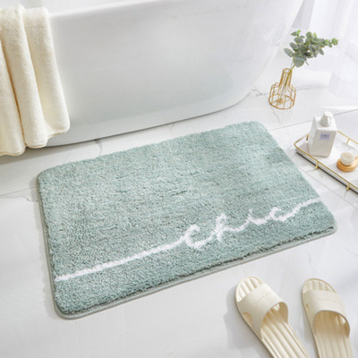 Mekana neklizajuća prostirka za kupanje Kupaonska podebljana upijajuća čupava prostirka od mikrovlakana Tepih za tuš kabinu Podna prostirka za kupaonicu
