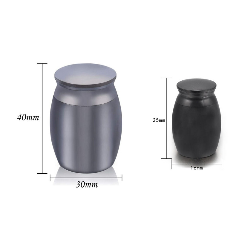 Mini 30X40 mm pogrebna urna s otiskom šape Always in My Heart Urne za kremiranje za ljudske ljubimce, pse, mačke, pepeo izrađene od metalne legure cinka