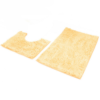 Super mekana WC prostirka od šenile, neklizajuća upijajuća voda 2 kom./komplet za kupaonski pribor za kupaonicu Podne prostirke Tepisi