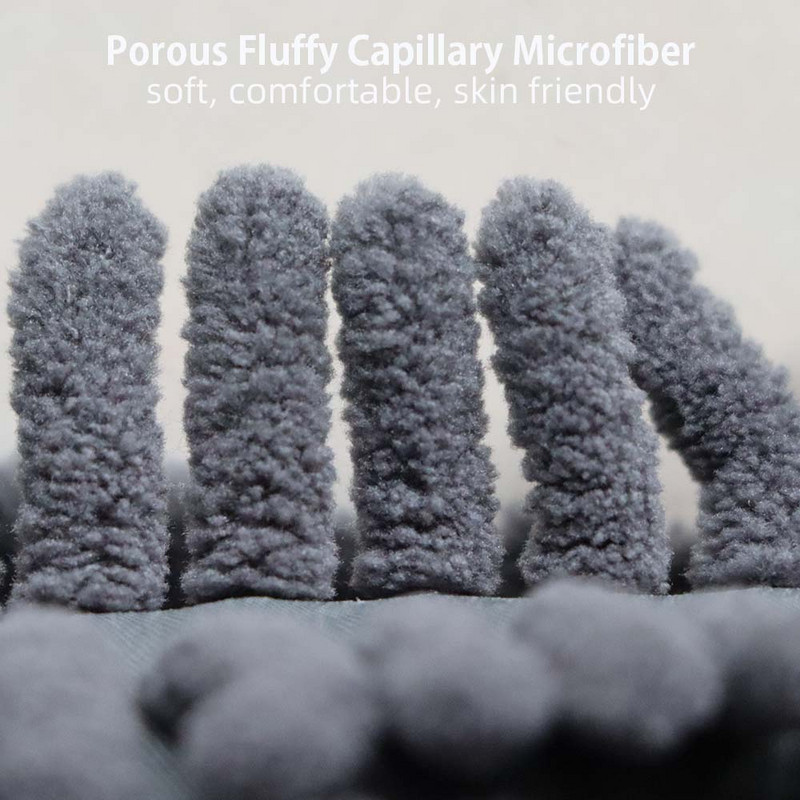 Super mekana WC prostirka od šenile, neklizajuća upijajuća voda 2 kom./komplet za kupaonski pribor za kupaonicu Podne prostirke Tepisi