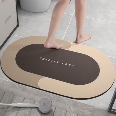 Prostirka za kupaonicu od dijatomita 600*400 mm Protuklizne prostirke Brzo sušeći WC tepih Brzo sušeći WC tepih Šljunak Kamen Tepih za noge U kupaonskoj prostirci