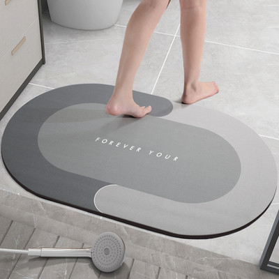 Prostirka za kupaonicu od dijatomita 600*400 mm Protuklizne prostirke Brzo sušeći WC tepih Brzo sušeći WC tepih Šljunak Kamen Tepih za noge U kupaonskoj prostirci