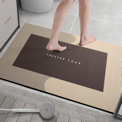 Prostirka za kupaonicu od dijatomita 600*400 mm Protuklizne prostirke Brzo sušeći WC tepih Brzo sušeći WC tepih Šljunak Kamen Tepih za noge U kupaonskoj prostirci