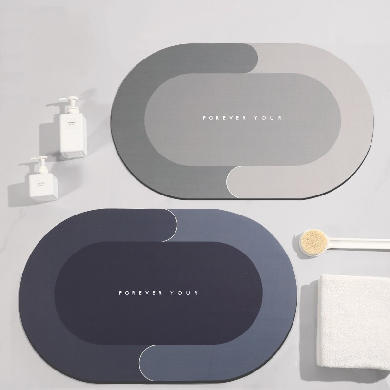 Prostirka za kupaonicu od dijatomita 600*400 mm Protuklizne prostirke Brzo sušeći WC tepih Brzo sušeći WC tepih Šljunak Kamen Tepih za noge U kupaonskoj prostirci