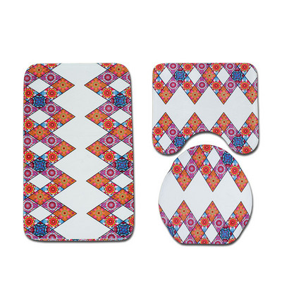 Zeegle prostirka za kupaonicu Bohemian set prostirki za kupaonicu WC prostirke Neklizajuće podne prostirke za kupaonicu Prostirka za tuširanje Kupaonski tepih Flanel prostirke za kupaonicu