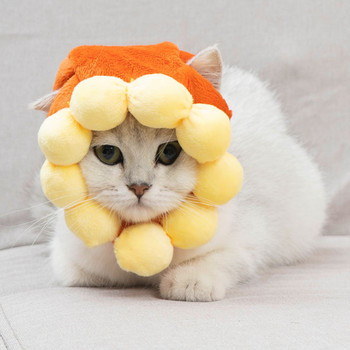 Κινούμενα σχέδια Καπέλο για κατοικίδια ζώα για γάτες Χαριτωμένο κουτάβι σκύλος Στολή γάτας Katten Sphynx Kedi Καπέλα Gotas Αξεσουάρ για προϊόντα μασκότ