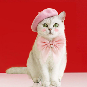 Καπέλο κεφαλής για κουτάβι Lovely Puppy Dog Καπέλο γάτας Αναπνεύσιμο καπέλο μπερέ για κατοικίδιο ζώο, αξεσουάρ για γάτες με καπέλο κατοικίδιων ζώων