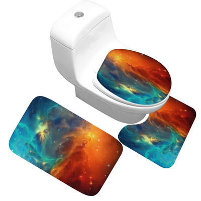 Zeegle pehme vannitoa vannimatt imav maailmakaart Prindi WC-vaibad Vannitoa dušimatid Libisemisvastane vannimattide komplekt