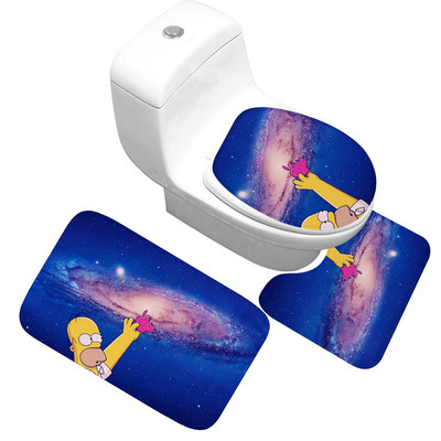 Zeegle pehme vannitoa vannimatt imav maailmakaart Prindi WC-vaibad Vannitoa dušimatid Libisemisvastane vannimattide komplekt