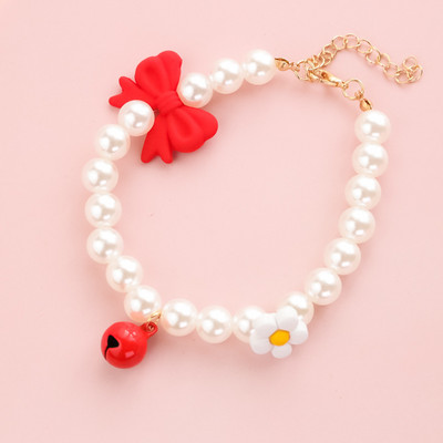 1 KOM Visoka razina Mačka Ogrlica za kućne ljubimce Love/Lucky/Baby Privjesak Ogrlica za psa Mašna-čvor sa zvončićima Mačić Slatke šarene mačke Dodaci