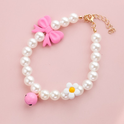 1 KOM Visoka razina Mačka Ogrlica za kućne ljubimce Love/Lucky/Baby Privjesak Ogrlica za psa Mašna-čvor sa zvončićima Mačić Slatke šarene mačke Dodaci