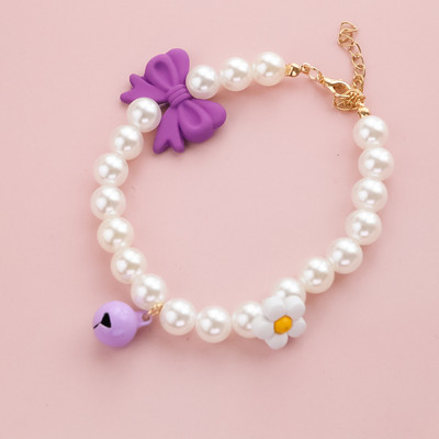 1 KOM Visoka razina Mačka Ogrlica za kućne ljubimce Love/Lucky/Baby Privjesak Ogrlica za psa Mašna-čvor sa zvončićima Mačić Slatke šarene mačke Dodaci