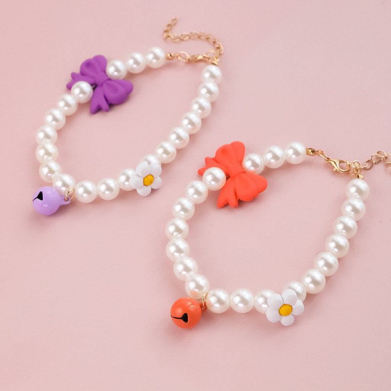 1 KOM Visoka razina Mačka Ogrlica za kućne ljubimce Love/Lucky/Baby Privjesak Ogrlica za psa Mašna-čvor sa zvončićima Mačić Slatke šarene mačke Dodaci