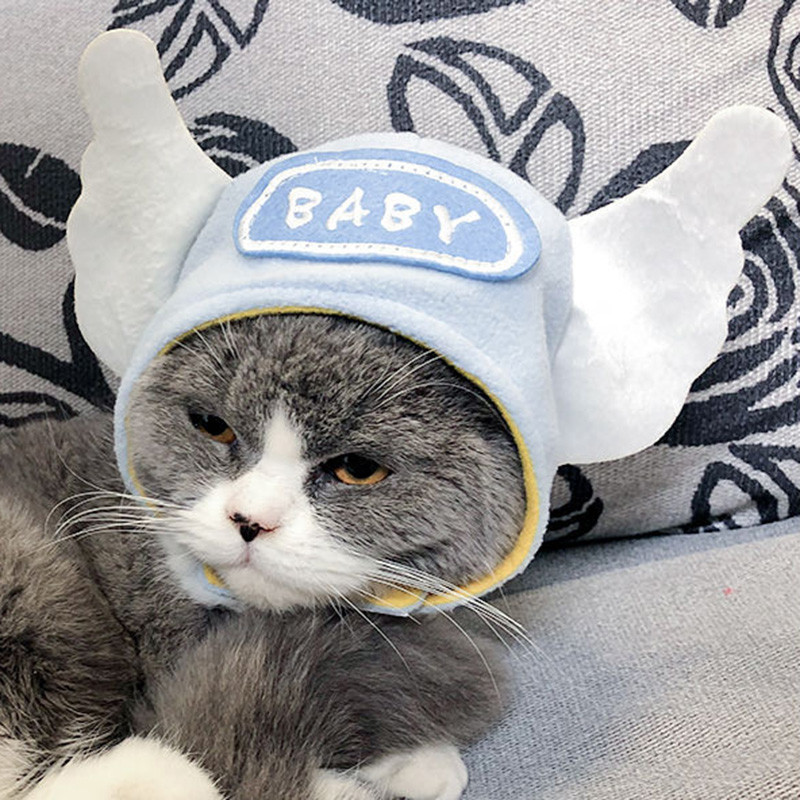 Topla zimska kapa za mačku za mačke Slatka mačića Dodaci za kosu Kostim Cosplay odjeća Kape za štene gatos productos para maskotas