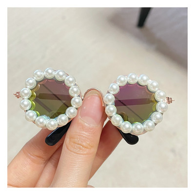 MPK nova serija sunčanih naočala s mačjim biserom Rekviziti za fotografije kućnih ljubimaca također prikladni za pse