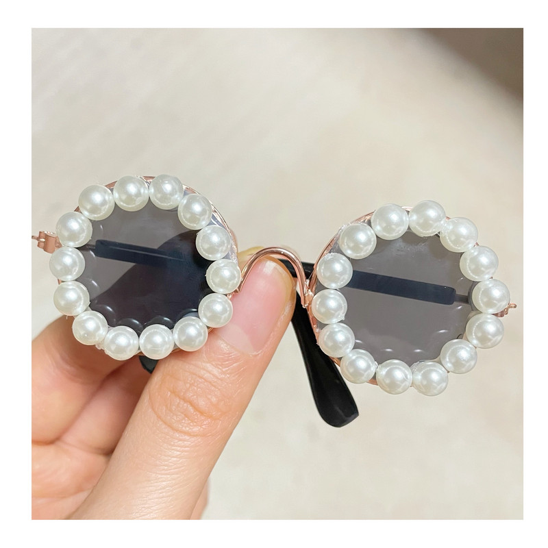 MPK nova serija sunčanih naočala s mačjim biserom Rekviziti za fotografije kućnih ljubimaca također prikladni za pse