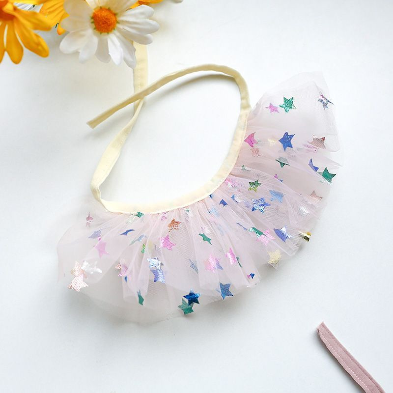 Ručnik za slinu ljubimaca Daisy Lace Bib Bichon Ogrlica za male pse Ogrlica za mačke, zečeve Rekviziti za fotografije Odjevni dodaci