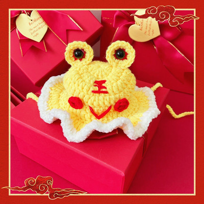 Smiješni vez Mačka Kostim Šešir Slatka životinja Pas Ljubimac Kapa Pokrivalo za glavu Kravata Tigar Cosplay odjeća za mačiće Dodaci za Novu godinu