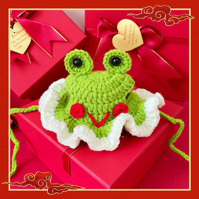 Smiješni vez Mačka Kostim Šešir Slatka životinja Pas Ljubimac Kapa Pokrivalo za glavu Kravata Tigar Cosplay odjeća za mačiće Dodaci za Novu godinu