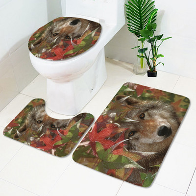 Komplet upijajućih prostirki za kupaonicu od 3 komada Toaletske prostirke Tepih za tuš kabinu Kupaonski tepih Tepih s postoljem za WC Dekoracija kupaonice Podmetač za noge