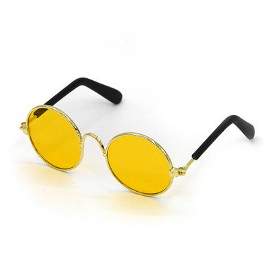 Proizvodi za kućne ljubimce Lijepe vintage okrugle sunčane naočale za mačke Refleksija Nosite naočale za oči Za male pse Mačke Fotografije kućnih ljubimaca Rekviziti Dodaci