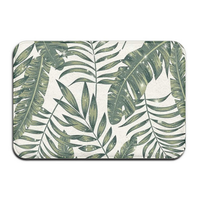 Tropske biljke Zeleno lišće Podne prostirke Kupaonska neklizajuća prostirka Kuhinja Dnevni boravak Spavaća soba Otirači Tepisi Perivi kućni dekor