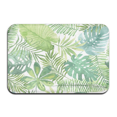 Tropske biljke Zeleno lišće Podne prostirke Kupaonska neklizajuća prostirka Kuhinja Dnevni boravak Spavaća soba Otirači Tepisi Perivi kućni dekor