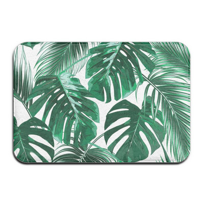 Tropske biljke Zeleno lišće Podne prostirke Kupaonska neklizajuća prostirka Kuhinja Dnevni boravak Spavaća soba Otirači Tepisi Perivi kućni dekor