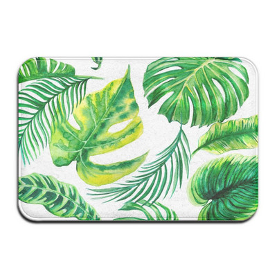 Tropske biljke Zeleno lišće Podne prostirke Kupaonska neklizajuća prostirka Kuhinja Dnevni boravak Spavaća soba Otirači Tepisi Perivi kućni dekor