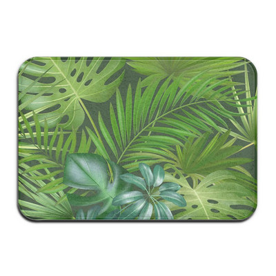 Tropske biljke Zeleno lišće Podne prostirke Kupaonska neklizajuća prostirka Kuhinja Dnevni boravak Spavaća soba Otirači Tepisi Perivi kućni dekor