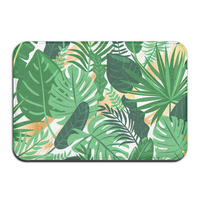 Tropske biljke Zeleno lišće Podne prostirke Kupaonska neklizajuća prostirka Kuhinja Dnevni boravak Spavaća soba Otirači Tepisi Perivi kućni dekor