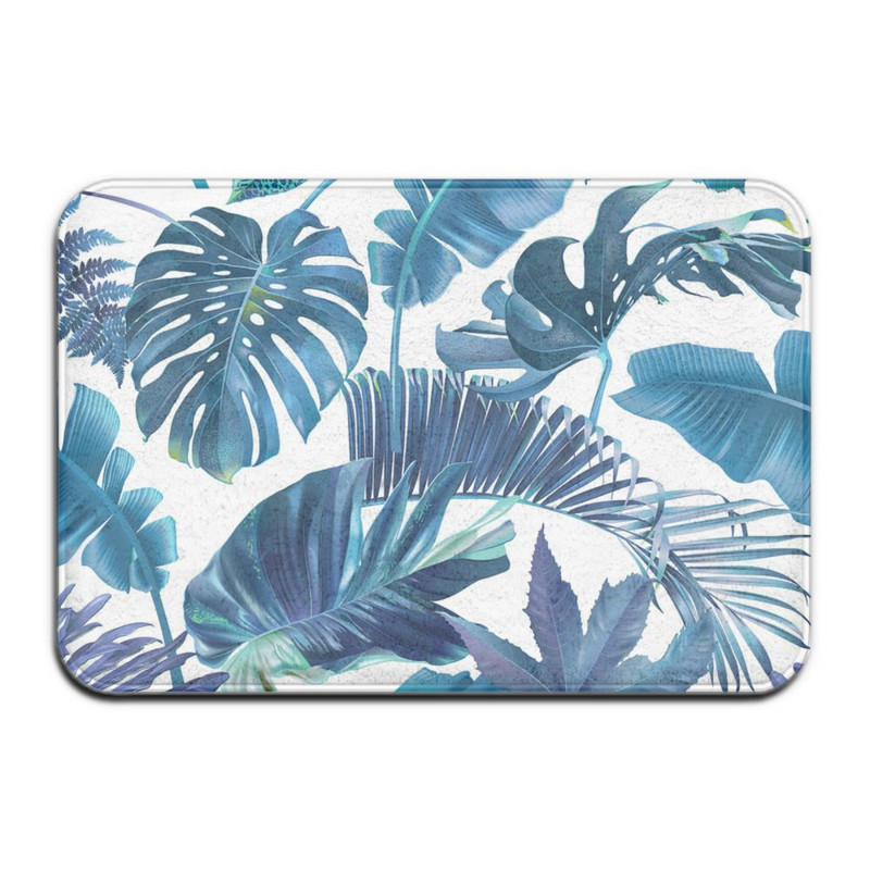 Tropske biljke Zeleno lišće Podne prostirke Kupaonska neklizajuća prostirka Kuhinja Dnevni boravak Spavaća soba Otirači Tepisi Perivi kućni dekor