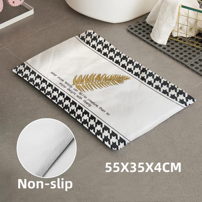 Prostirka od dijatomejske zemlje Meka podloga od dijatomejskog blata Prostirka za noge Kupaonska upijajuća brzosušeća neklizajuća podloga Protuklizna podloga za vrata