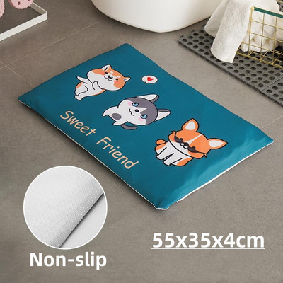 Prostirka od dijatomejske zemlje Meka podloga od dijatomejskog blata Prostirka za noge Kupaonska upijajuća brzosušeća neklizajuća podloga Protuklizna podloga za vrata