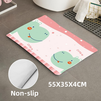 Prostirka od dijatomejske zemlje Meka podloga od dijatomejskog blata Prostirka za noge Kupaonska upijajuća brzosušeća neklizajuća podloga Protuklizna podloga za vrata