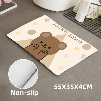 Prostirka od dijatomejske zemlje Meka podloga od dijatomejskog blata Prostirka za noge Kupaonska upijajuća brzosušeća neklizajuća podloga Protuklizna podloga za vrata