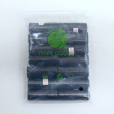 14 rola Vreće za pseći izmet Otisnuta šapa Čišćenje sranja Otpad kućnih ljubimaca Vreće za smeće Držač za vanjske nosače Dozator Alati za čišćenje