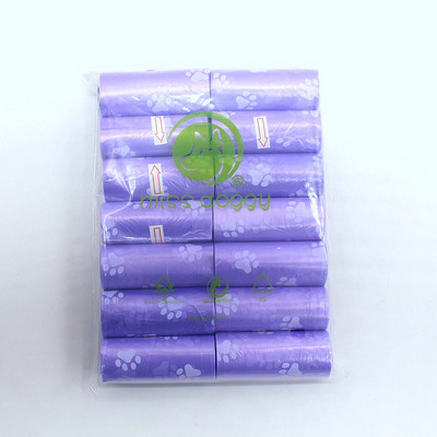 14 rola Vreće za pseći izmet Otisnuta šapa Čišćenje sranja Otpad kućnih ljubimaca Vreće za smeće Držač za vanjske nosače Dozator Alati za čišćenje