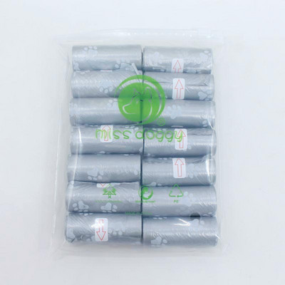 14 rola Vreće za pseći izmet Otisnuta šapa Čišćenje sranja Otpad kućnih ljubimaca Vreće za smeće Držač za vanjske nosače Dozator Alati za čišćenje