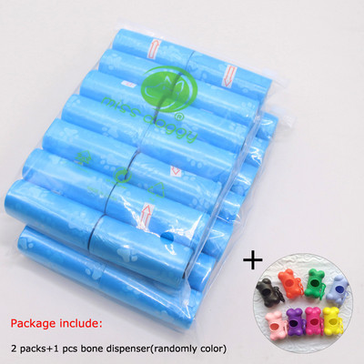 14 rola Vreće za pseći izmet Otisnuta šapa Čišćenje sranja Otpad kućnih ljubimaca Vreće za smeće Držač za vanjske nosače Dozator Alati za čišćenje