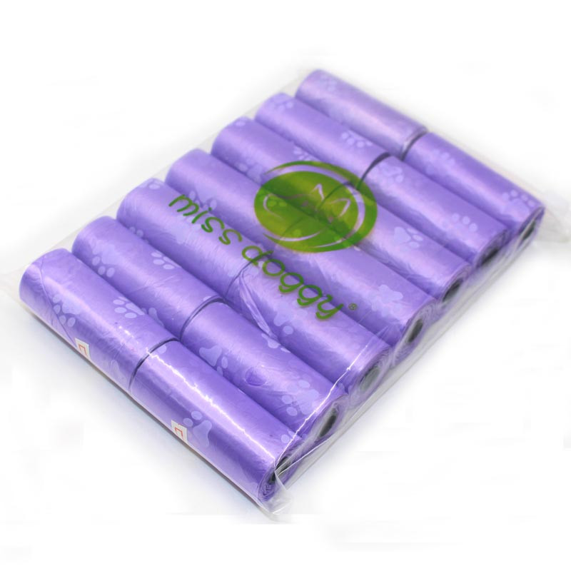 14 rola Vreće za pseći izmet Otisnuta šapa Čišćenje sranja Otpad kućnih ljubimaca Vreće za smeće Držač za vanjske nosače Dozator Alati za čišćenje