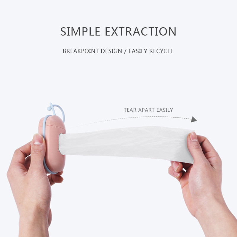 Praktični dozator vrećice za izmet pasa kućnog ljubimca Prijenosna kutija za držanje vrećice za otpad u obliku pilule za srednje velike pse Sredstva za čišćenje smeća