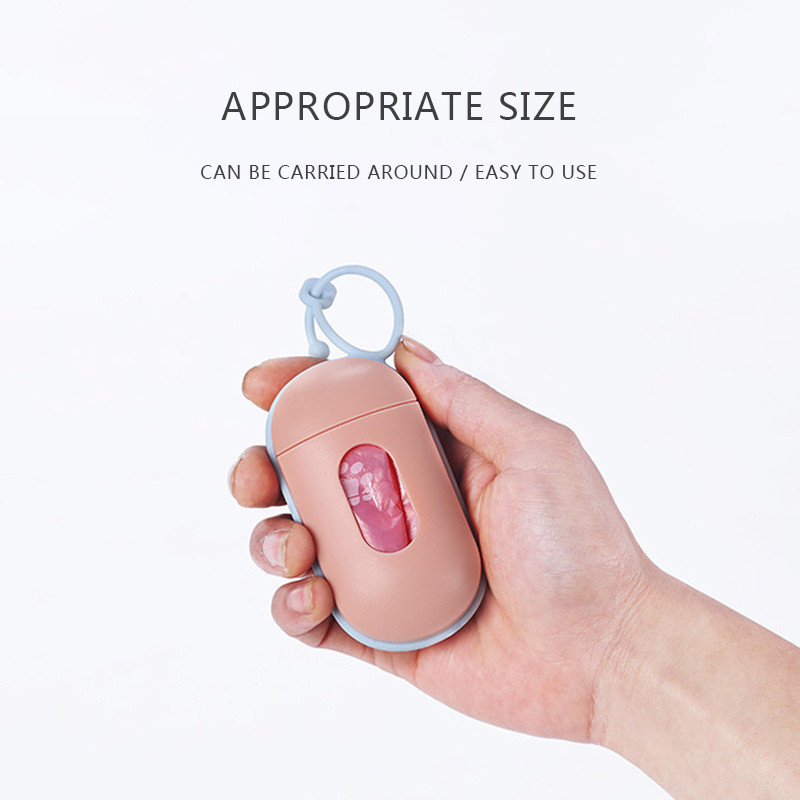 Praktični dozator vrećice za izmet pasa kućnog ljubimca Prijenosna kutija za držanje vrećice za otpad u obliku pilule za srednje velike pse Sredstva za čišćenje smeća