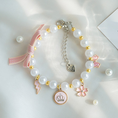 HOOPET Cat Bib Pet Bib Ragdoll Cat Šalle Kaķa dzimšanas dienas saģērbt Kaķēnu rotājumi Princeses kaklarotas aksesuāri