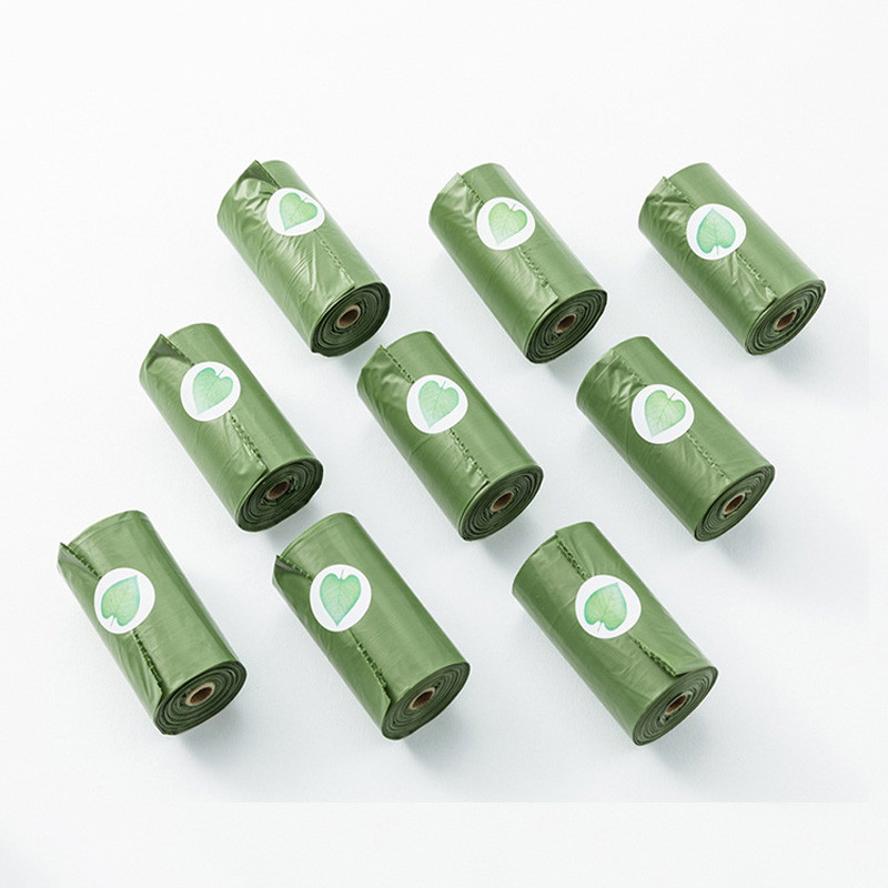 MySudui 20 ruļļu kompostējami suņu izkārnījumu maisiņi ar dozatoru Videi draudzīgi bioloģiski noārdāmi suņu maisiņi atkritumu izkārnījumu maisiņu turētājs Bolsas Perro